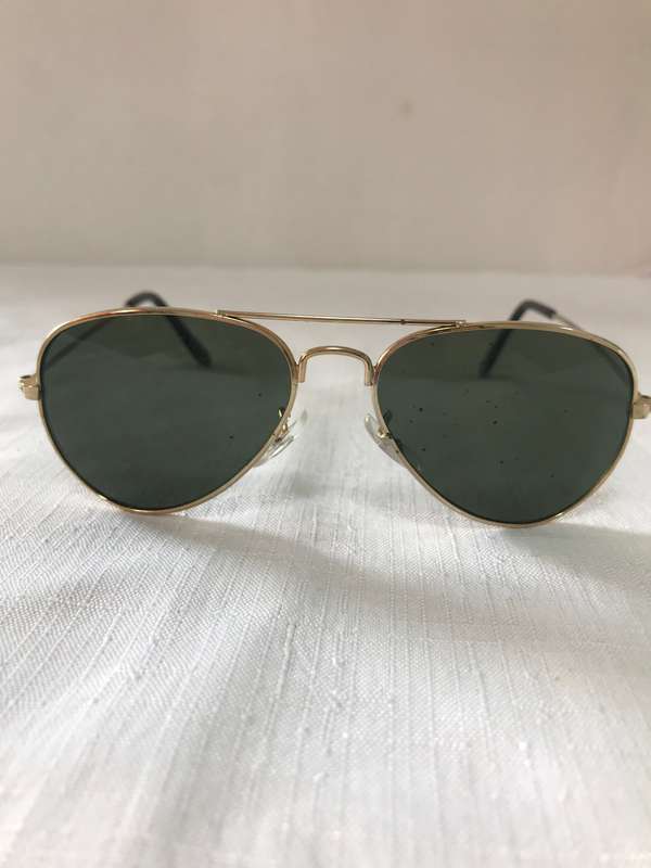Sunglasses Aviator Gold Rim Metal