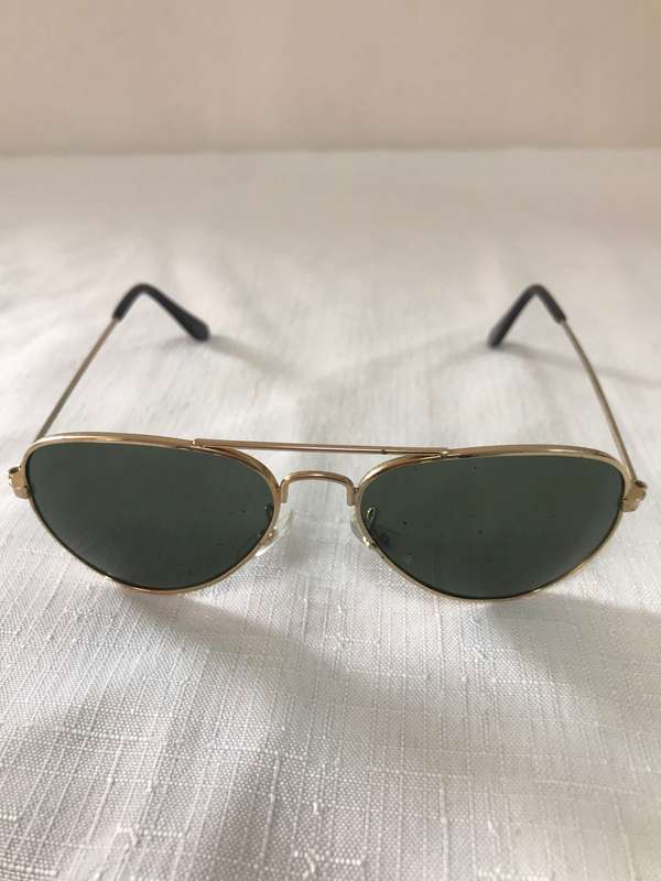 Sunglasses Aviator Gold Rim Metal