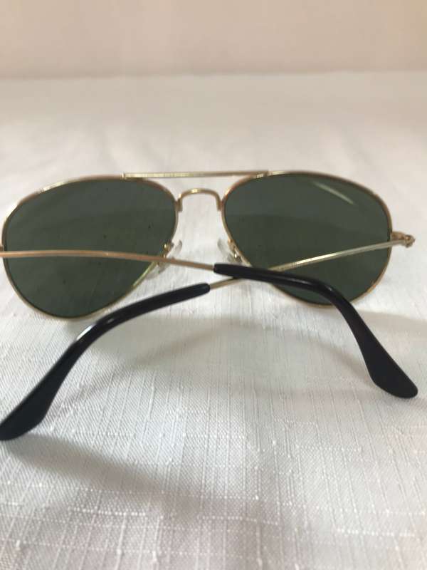 Sunglasses Aviator Gold Rim Metal