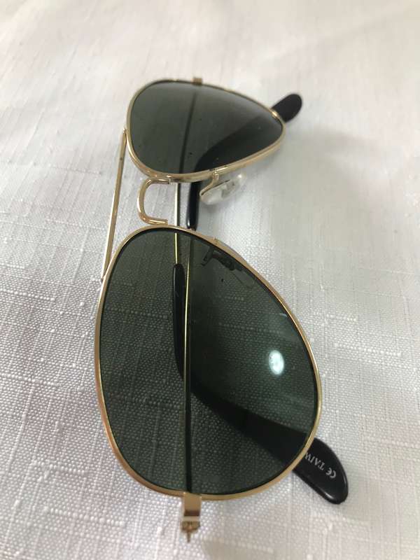 Sunglasses Aviator Gold Rim Metal