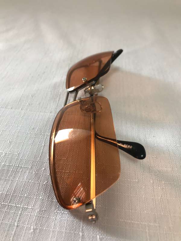 Sunglasses Spitfire Rectangle Half Rim Design Second Hand