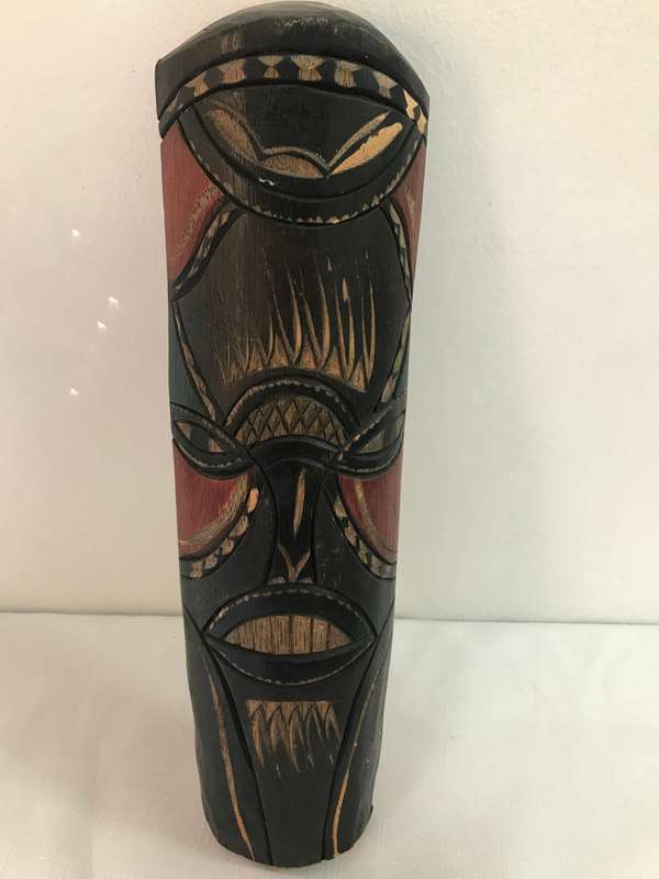 Tiki Totem African Mask 35cm high