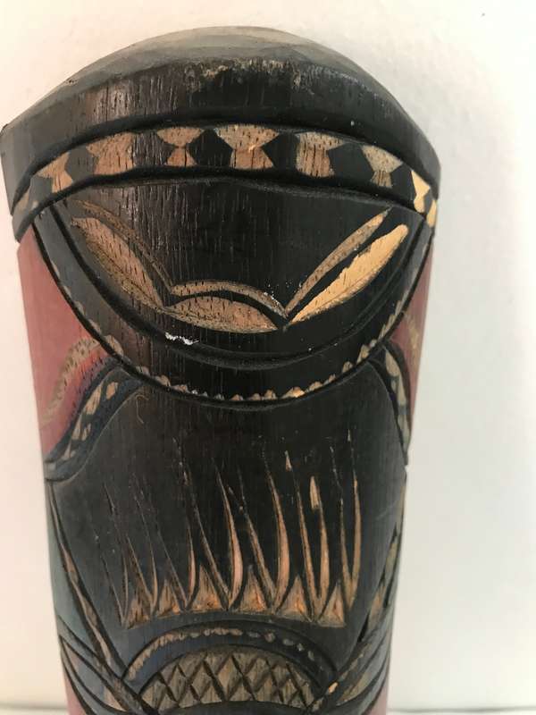 Tiki Totem African Mask 35cm high