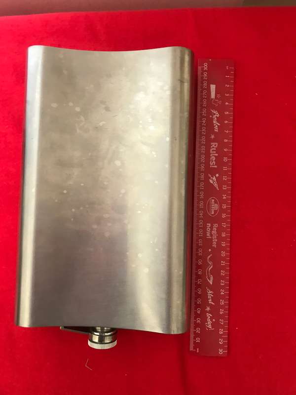 Hip flask 64oz stainless steal Man Cave