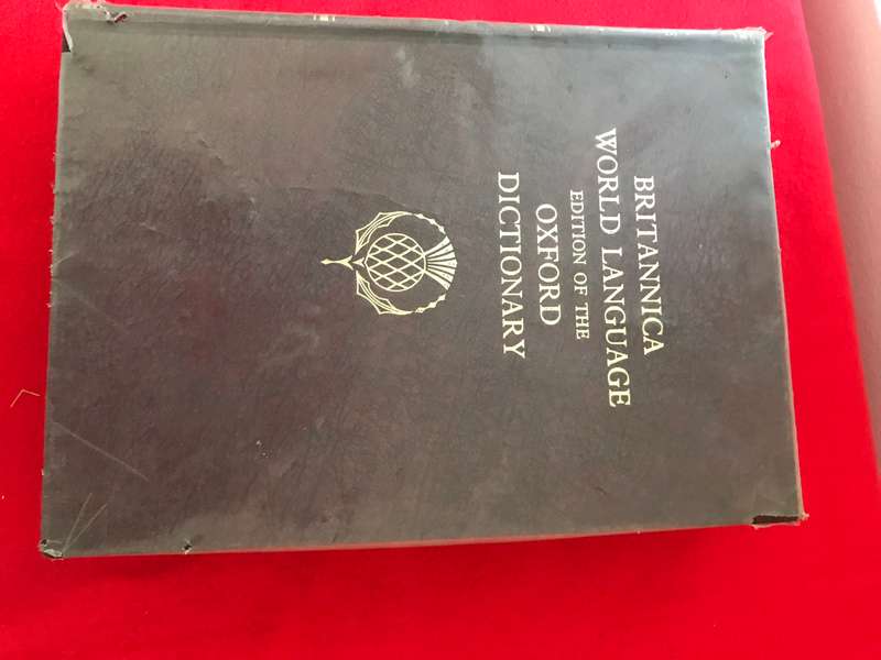 Britannica World Language Dictionary volume 1 & 2