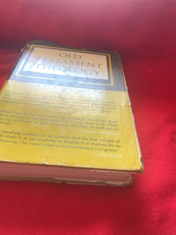 Old Testament Theology Vol. 1 by Gerhard von Rad