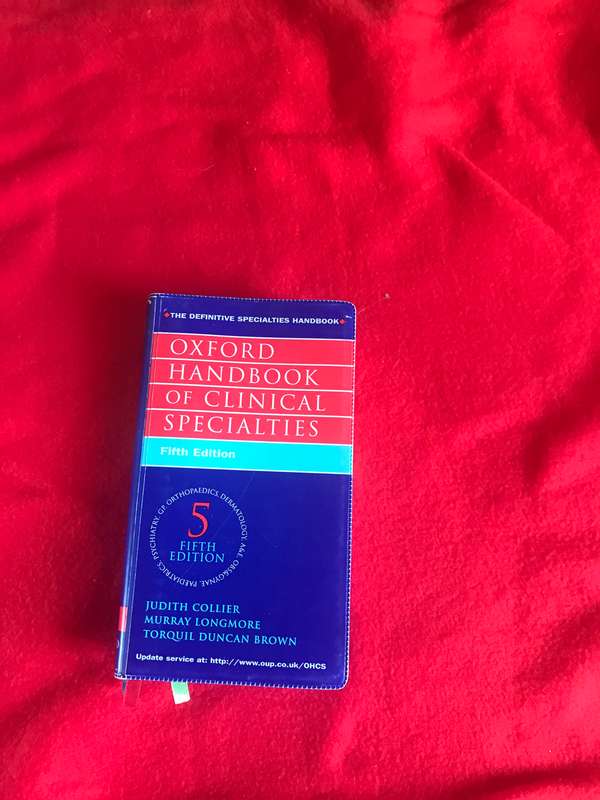 Oxford Handbook of Clinical Specialties 5th Edition
