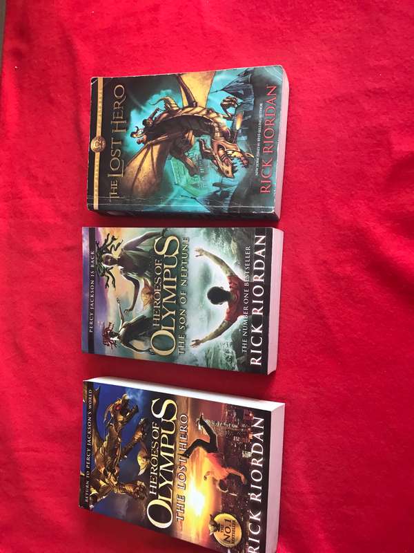 Lot 3 Rick Riordan books