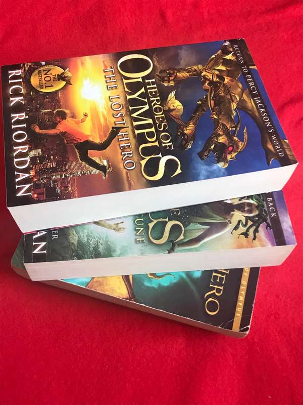 Lot 3 Rick Riordan books
