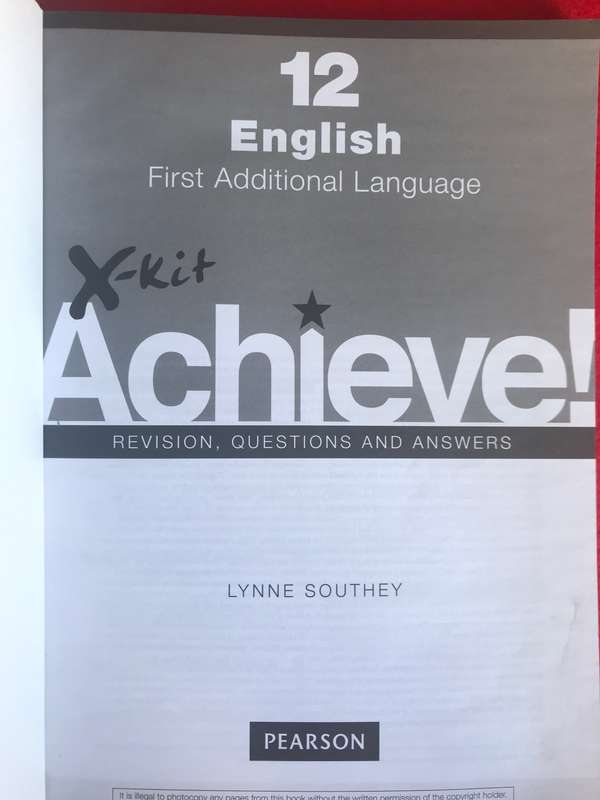 Grade 12 X-Kit Achieve! English First Additional language
