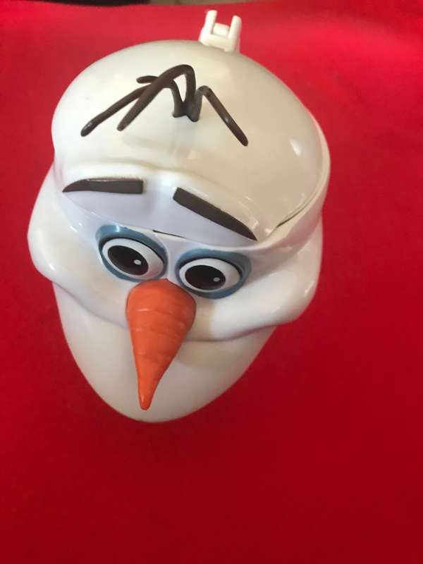 Disney On Ice Frozen Olaf the Snowman, Flip Top Cup/ Mug Plastic