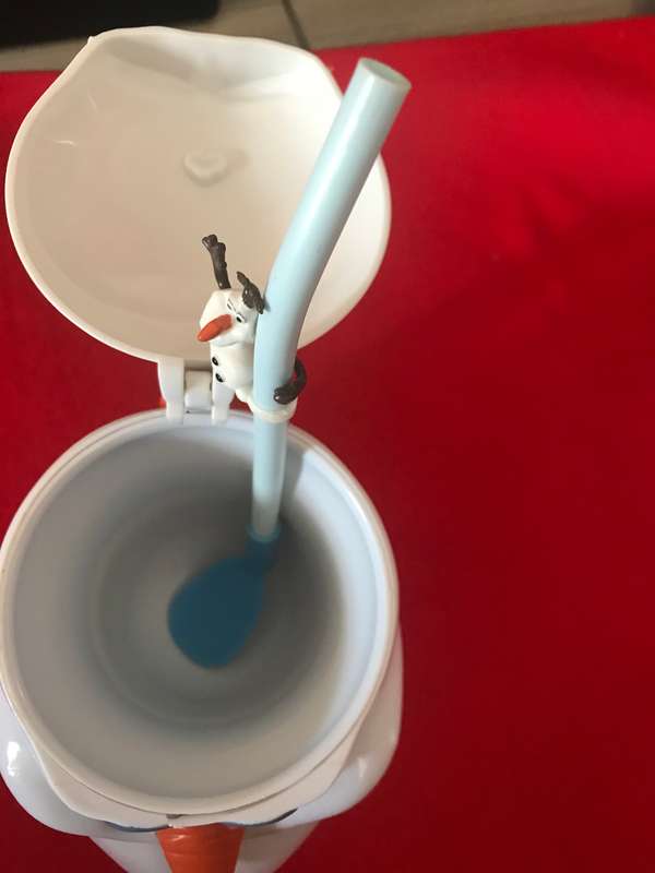 Disney On Ice Frozen Olaf the Snowman, Flip Top Cup/ Mug Plastic