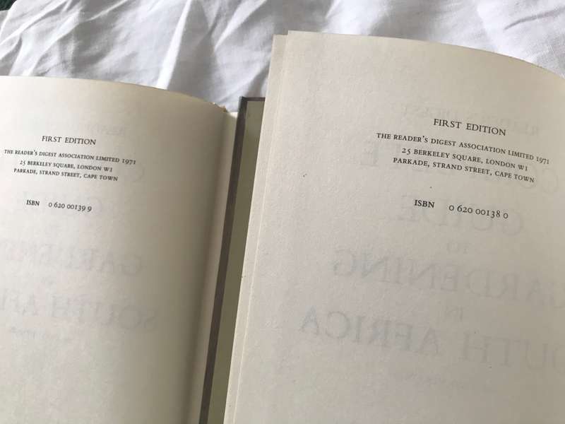 Reader's Digest Complete guide to gardening in South Africa volume 1 and 2 First Editions