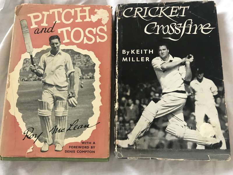Two Collectors Books Pitch and Toss & Cricket Crossfire Rare