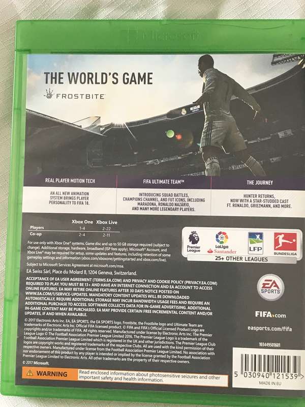 XBOX ONE Fifa 18