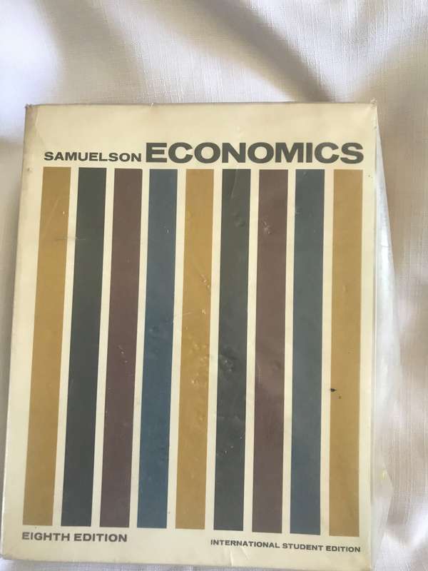 Economics: 8th Edition by Paul A. Samuelson (1970 Hardcover)