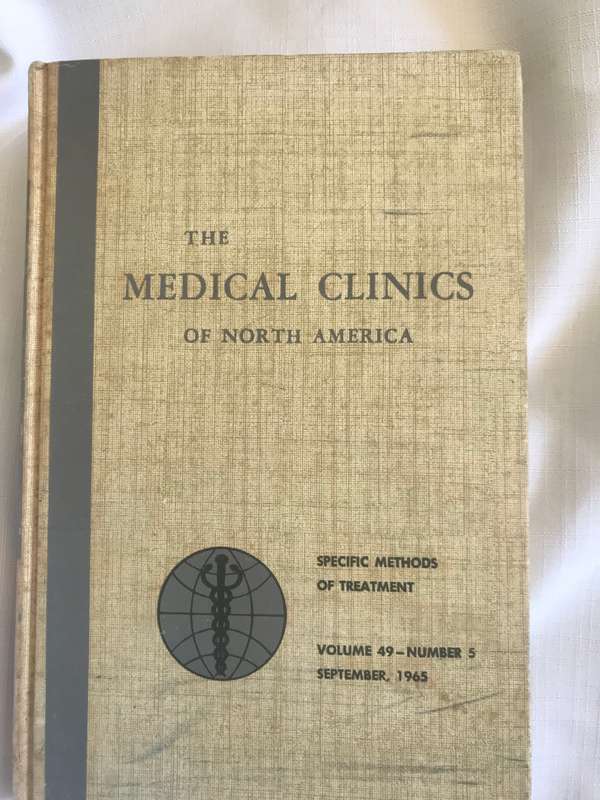 The Medical Clinic of north america specific methods of treatment volume 49-5 September 1965