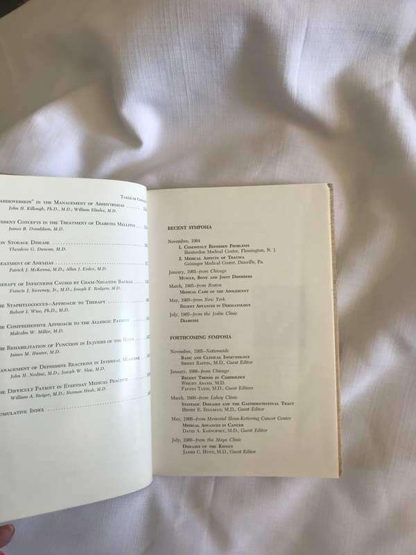 The Medical Clinic of north america specific methods of treatment volume 49-5 September 1965