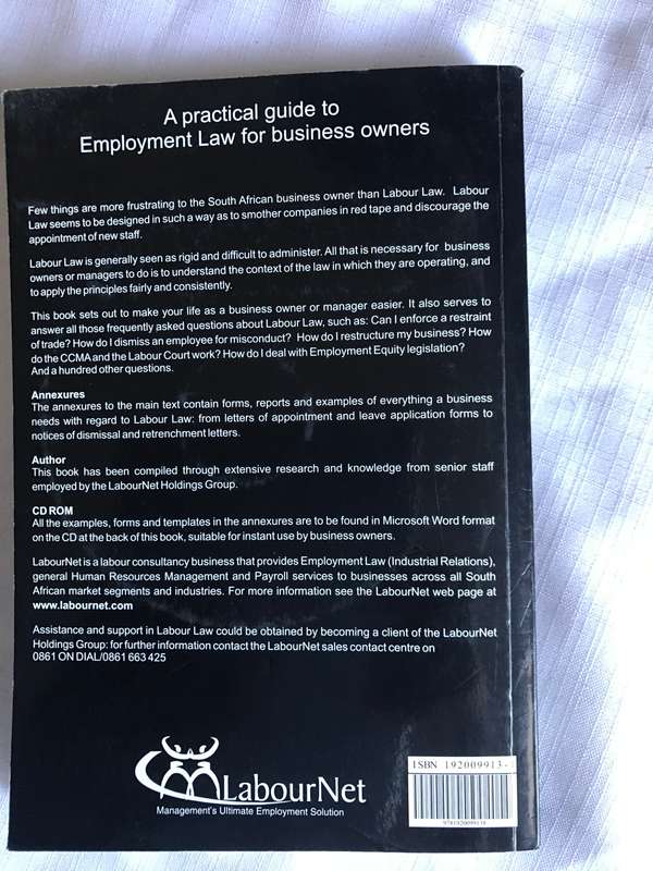 A practical guide to employment Law for business owners CD Rom enclosed