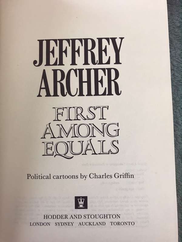 Jeffrey Archer Lot 3 books