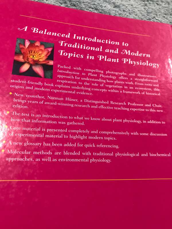 Introduction to Plant Physiology, Third Edition 3rd Edition by William G. Hopkins (Author)
