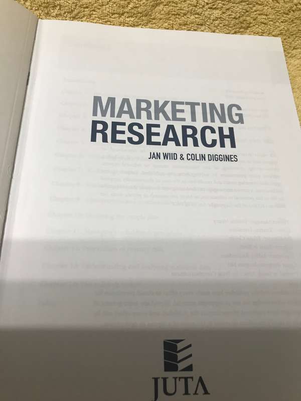 Marketing Research Wiid, Jan & Diggines, Colin