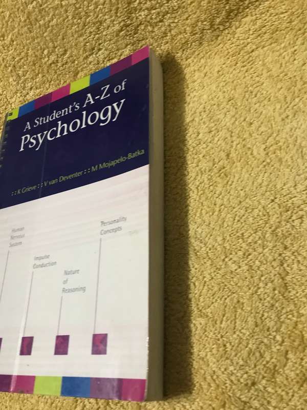 Student's A-Z of Psychology K Grieve