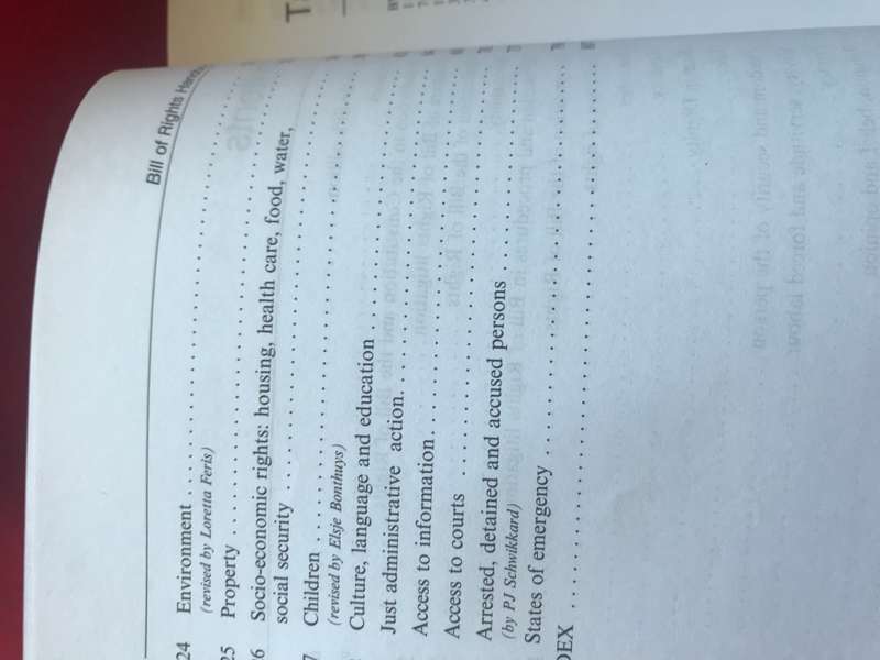 The Bill of Rights Handbook 5th Edition Iain Currie