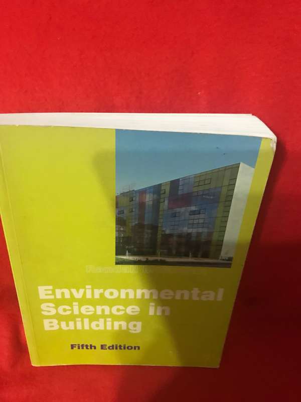 Environmental Science in Building 5th edition