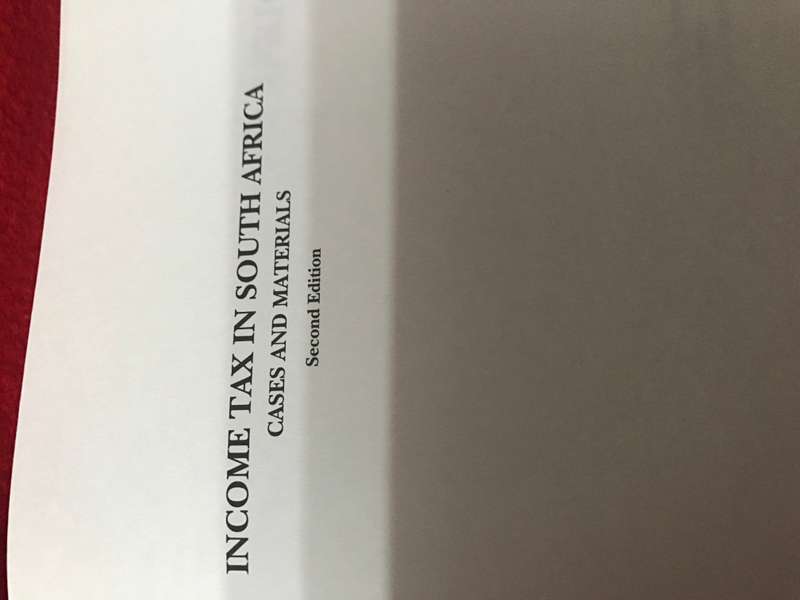 Income Tax in South Africa: Cases and Materials 2nd Edition