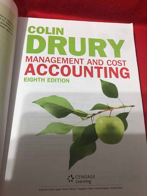 Colin Drury Management And Cost Accounting 8th edition