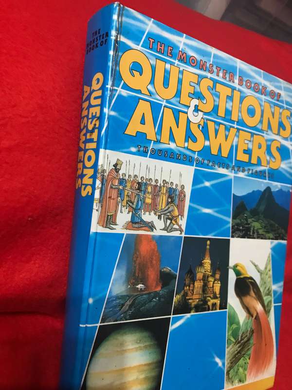 The Monster Book of Questions and Answers Hardcover thousands of facts and figures