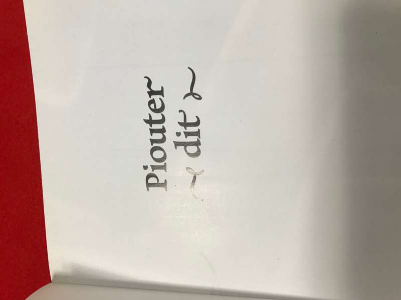 Piouter dit by Sandy Griffiths