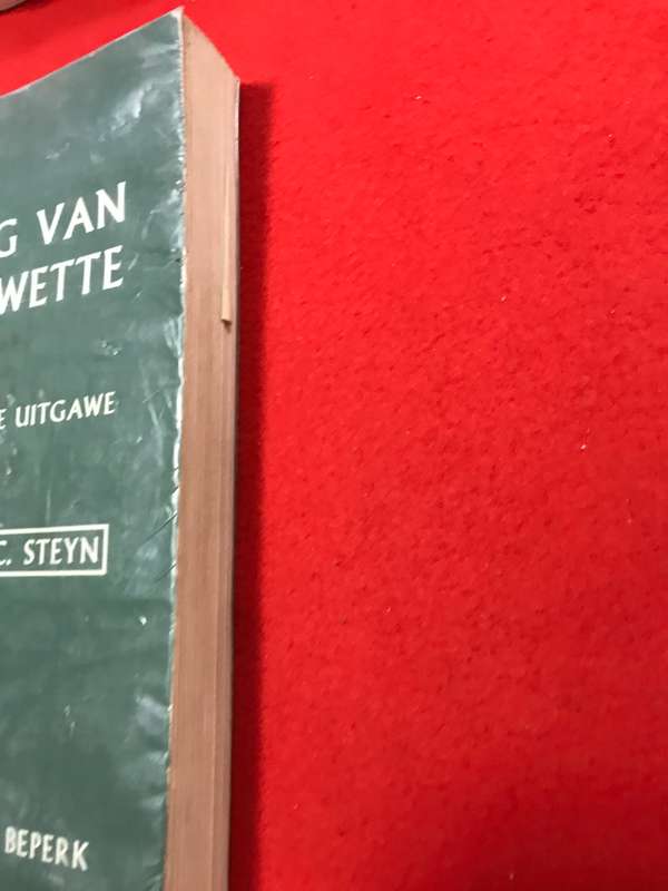 Die Uitleg van Wette 4de uitgawe L C Steyn