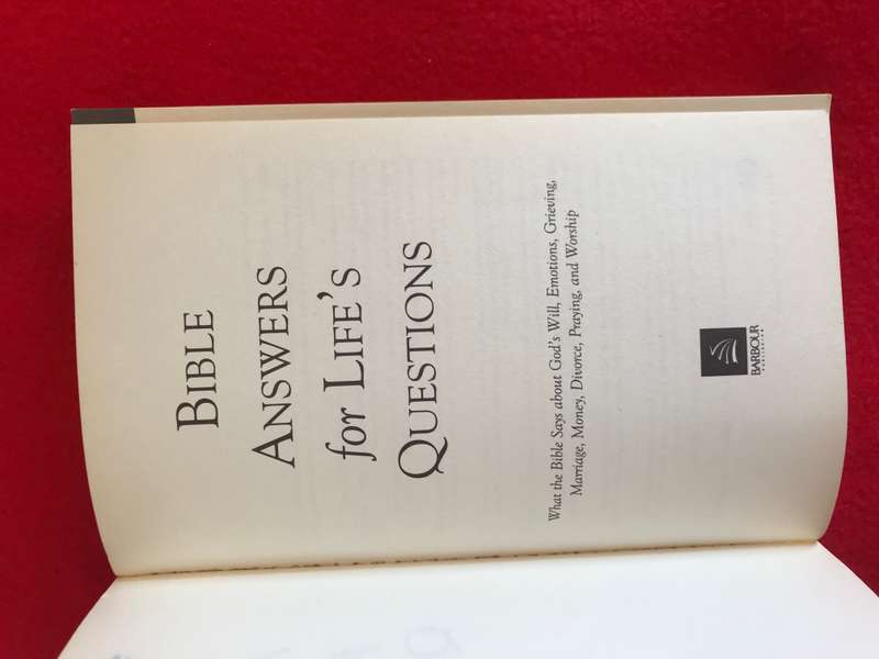 Bible Answers For Life's Questions