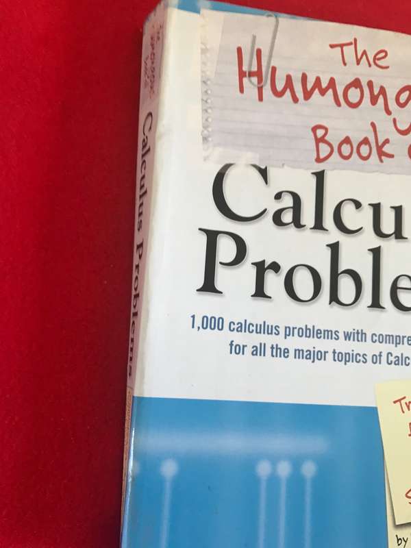 Humongous Book of Calculus Problems by  Kelley (1000 calculus problems with comprehensive solutions)
