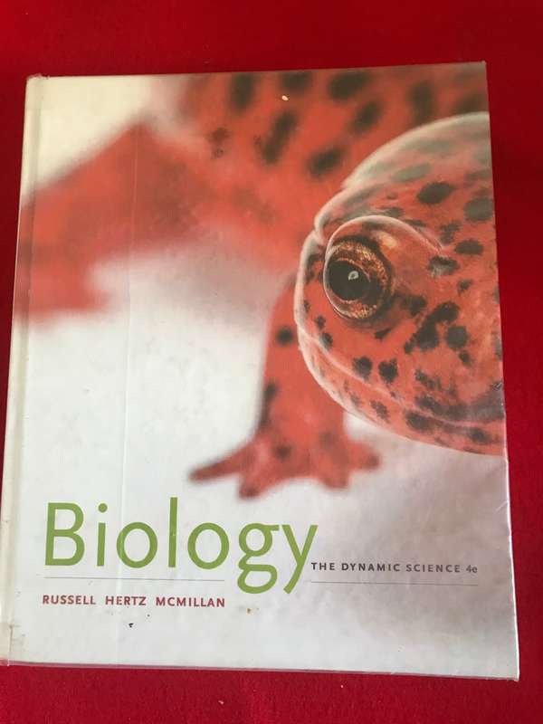 Biology the dynamic science 4th edition Russel Hertz Mcmillan