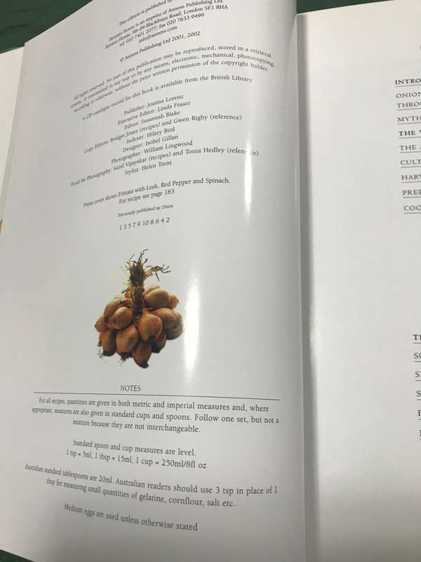 The Onion Cookbook (By Brian Glover) Hardcover