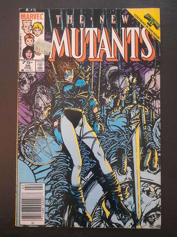 THE NEW MUTANTS COMIC NO 36