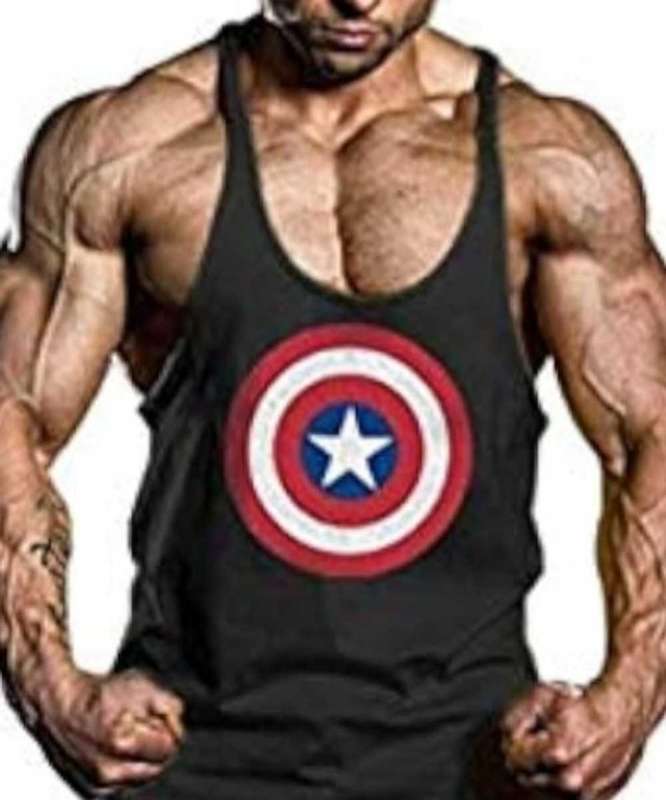 Captain America Gym Workout Vest