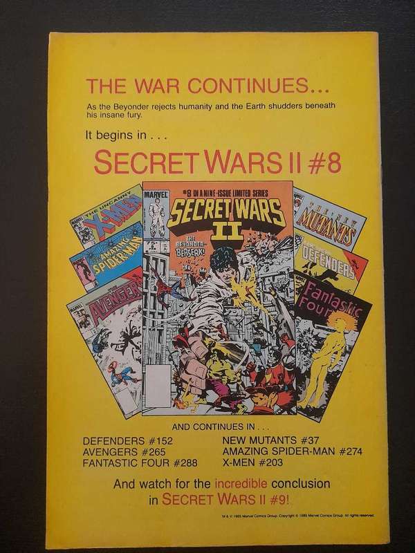 THE NEW MUTANTS COMIC NO 36