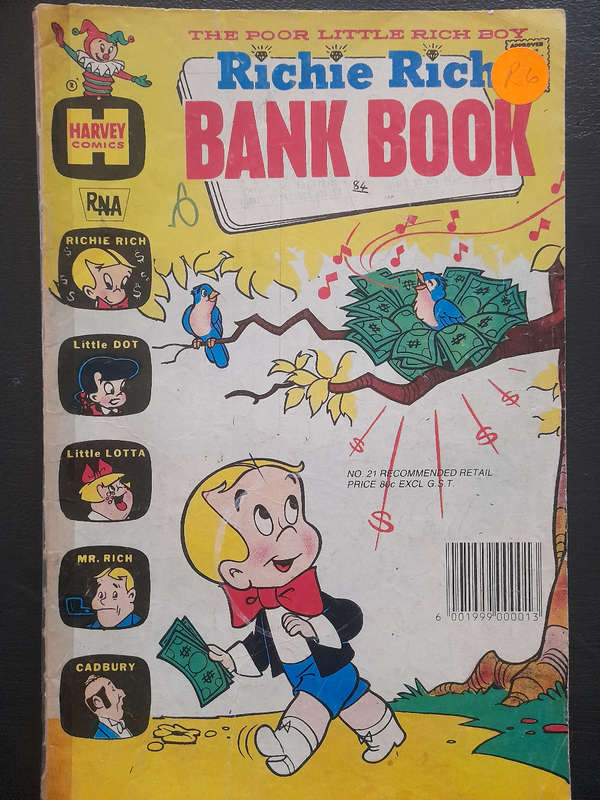 Richie Rich Bank Book