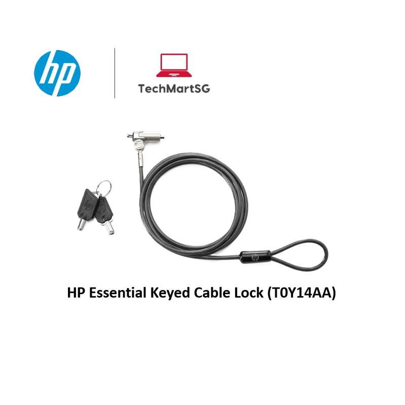 HP Essential Keyed Cable Lock (T0Y14AA)