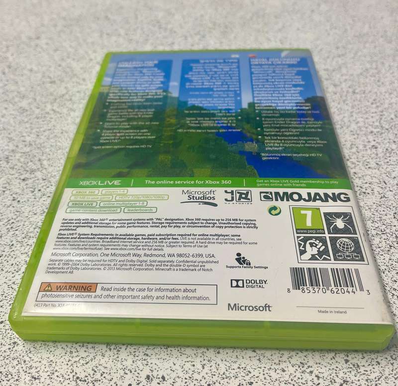 Minecraft in Fair Condition (Xbox 360)