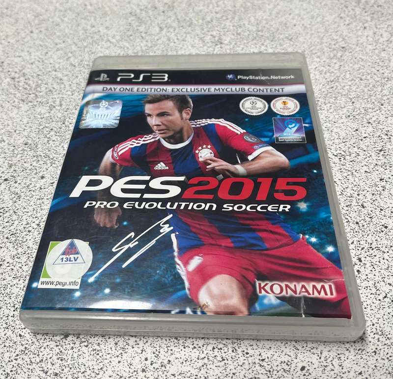 PES 2015 Day One Edition in Very Good Condition (PS3)