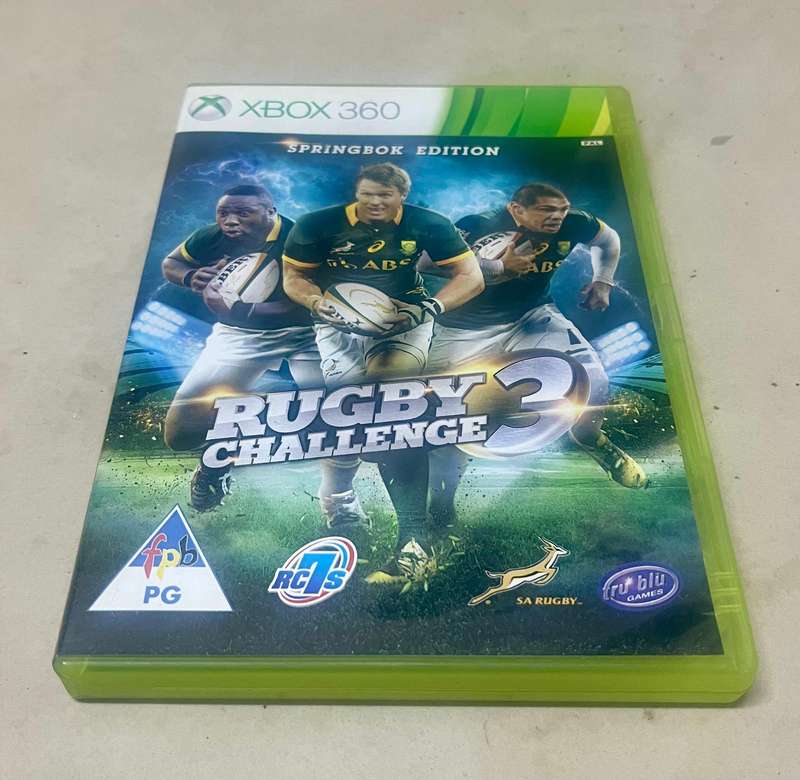Rugby Challenge 3 Springbok Edition in Excellent Condition - RARE (Xbox 360)