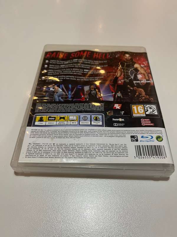 WWE 2K16 (PS3)