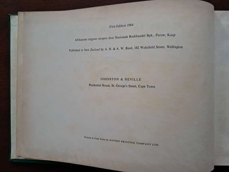 Rugby In South Africa by Johnston & Neville (Scarce Item)