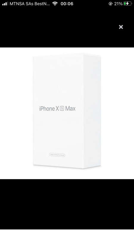 IPhone XS Max 64G sealed