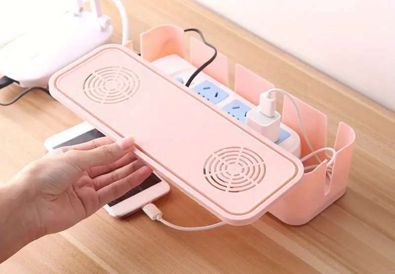 Cable and plug organizer
